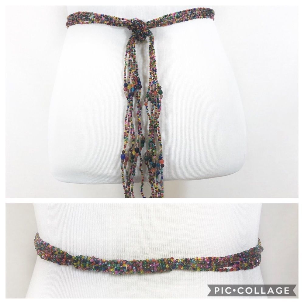 Unique Boho Glass Bead Belt High Quailty